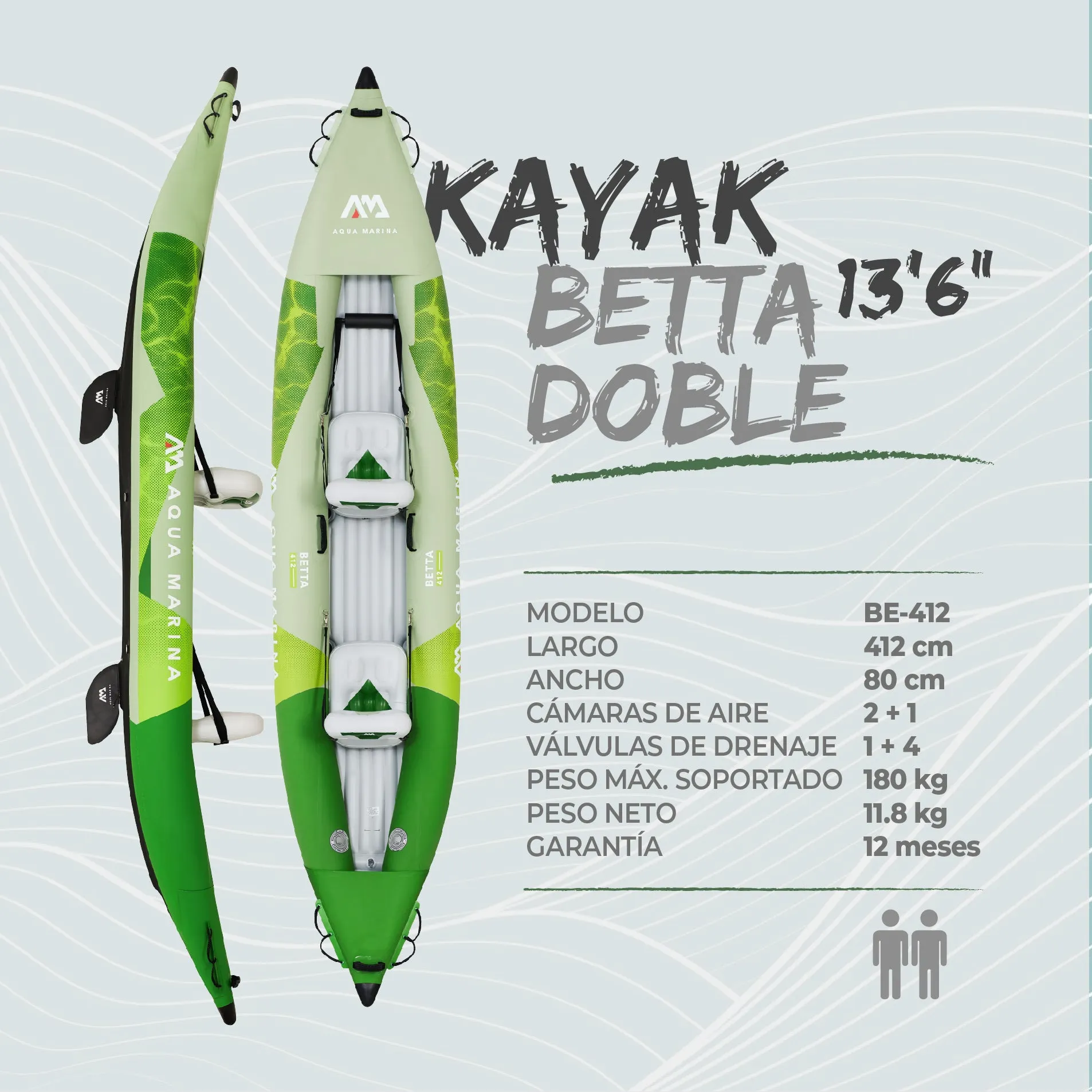 Kayak Betta Doble Leisure