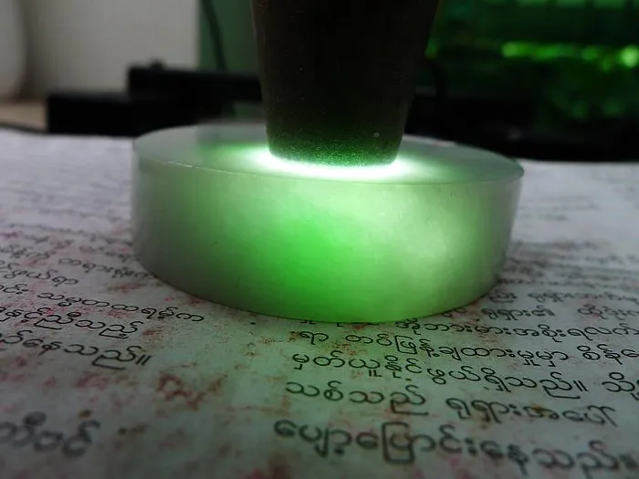 Natural Jade Rough Jadeite Raw (146g,5.98x1.6cm)